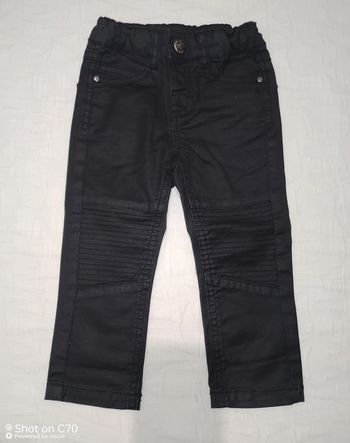 Kiabi pantalon noir Skinny fit huilé noir
