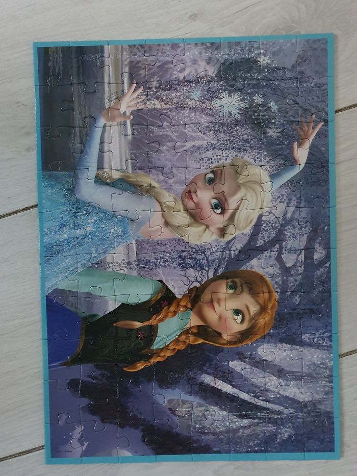 Multi puzzle la reine des neiges - photo numéro 4