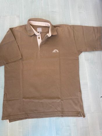 Polo manches courtes marron glacé TBS XL