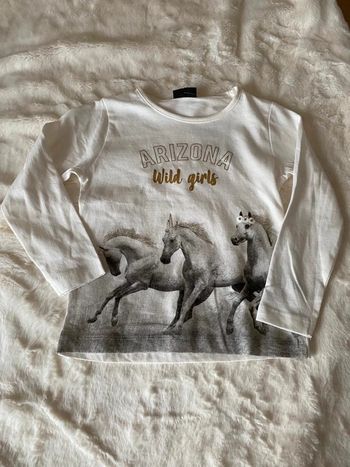 Tee shirt manche longue cheval