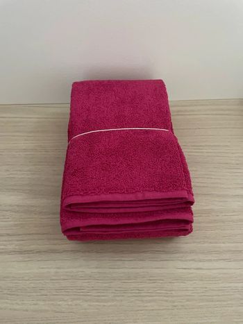 Éponge de coton fuchsia 50cm/laize