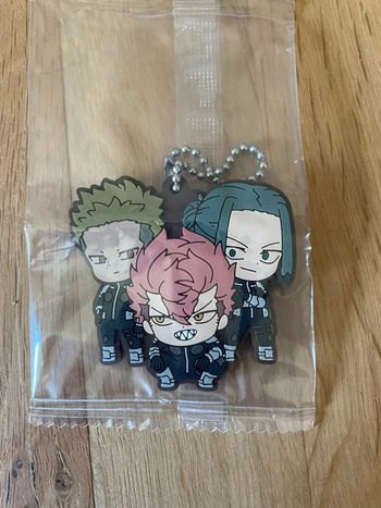 Kaiju No. 8 - Bandai - Porte-clés caoutchouc Iharu, Aoi et Haruichi 5 cm