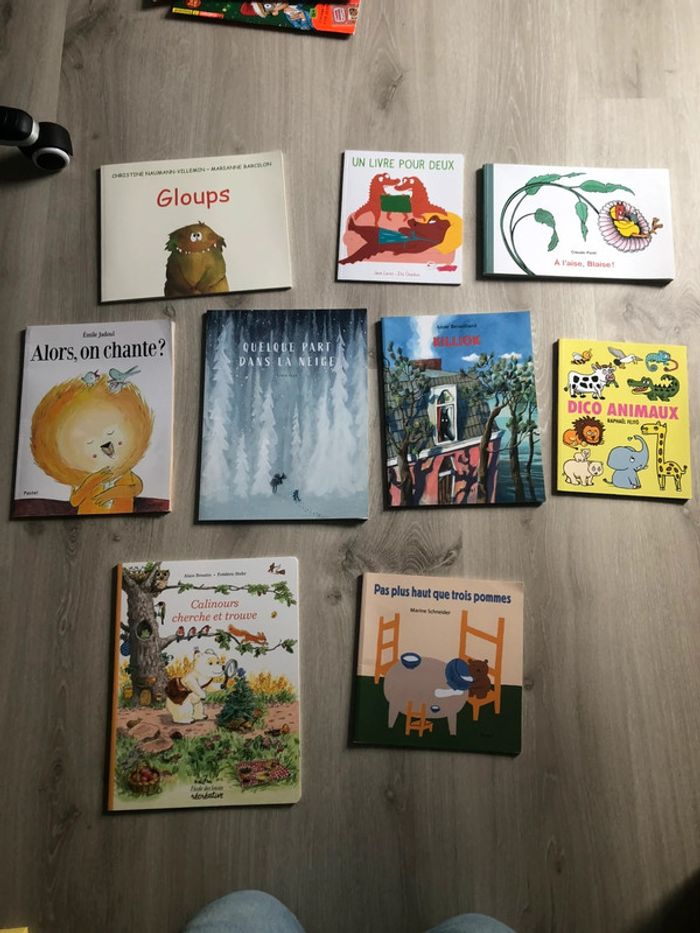 Lot de 9 livres
