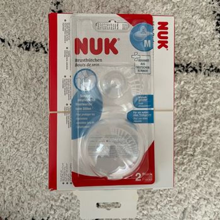 Coussinets d’allaitement 60 pièces + 2 bouts de sein taille M NUK neuf - photo numéro 3