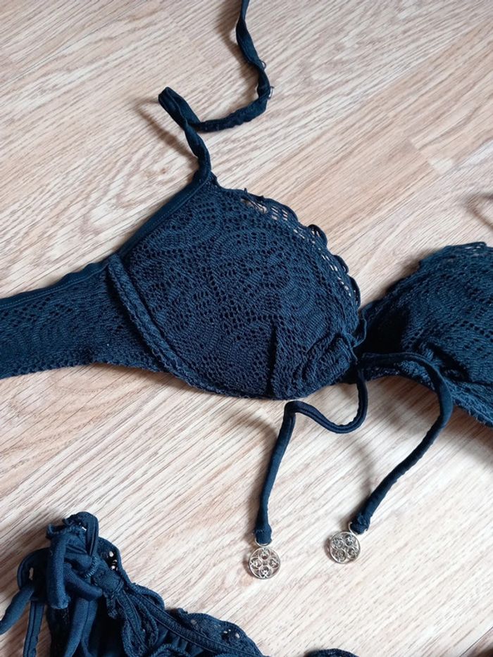 😴maillot de bain noir Victoria T36 - photo numéro 3