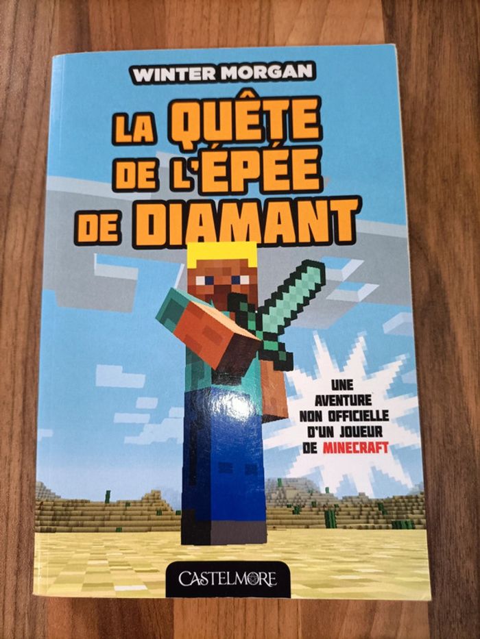 Livre La quête de l'épée de diamant Minecraft - photo numéro 3