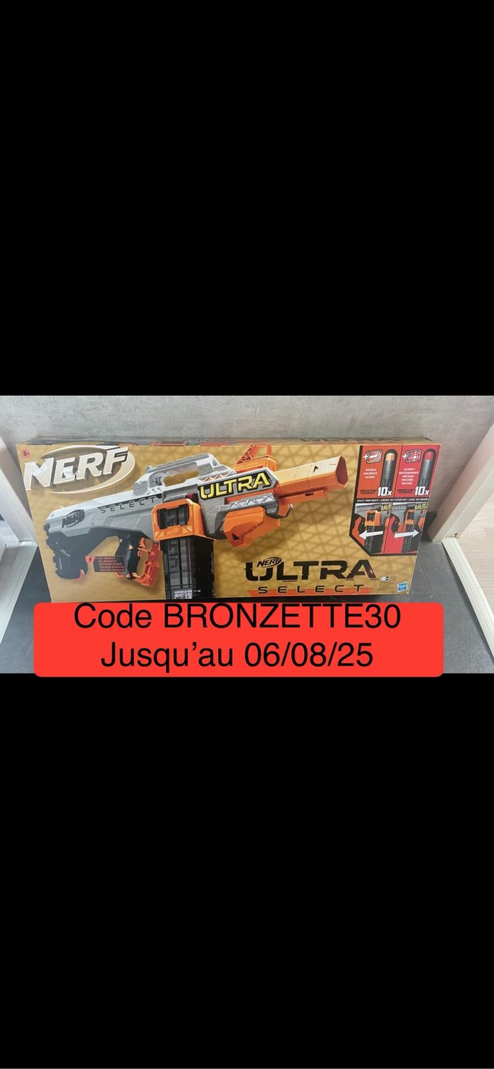 Pistolet nerf + 20 fléchettes