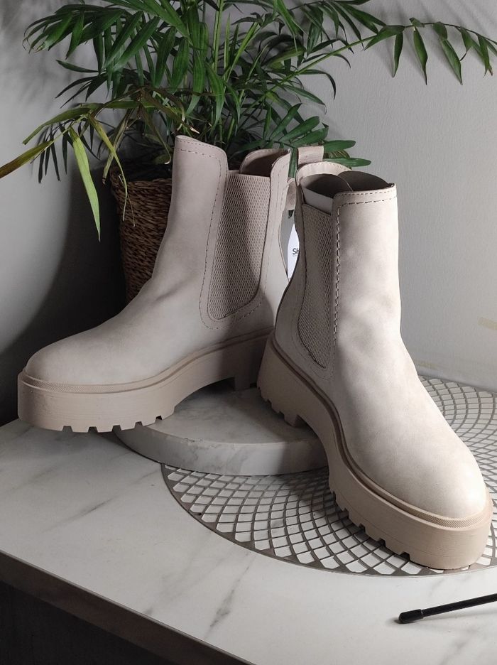 Bottines beige T41 - photo numéro 3