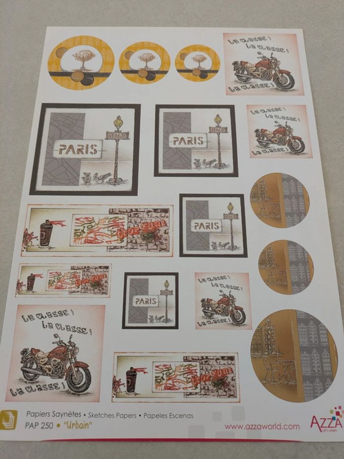 Lot scrapbooking Azza - photo numéro 8