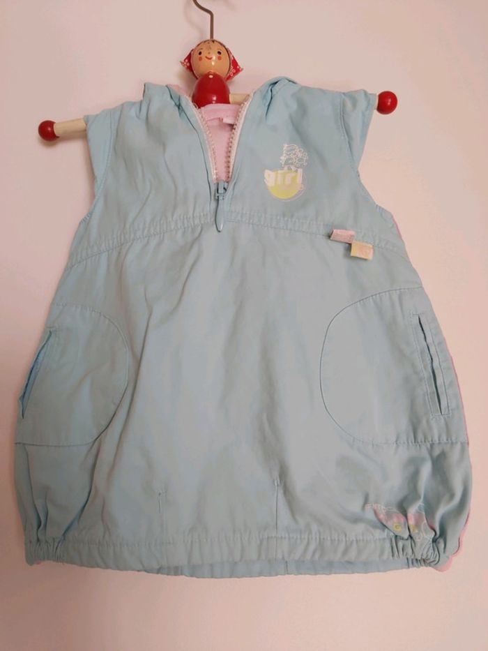Robe manches courtes à capuche 3 mois en très bon état (78) - photo numéro 4