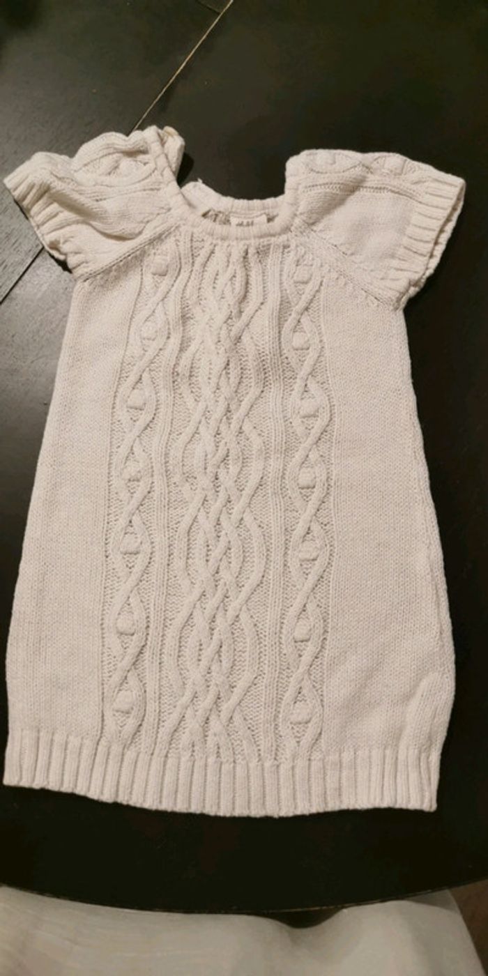 Robe pull H&M manches courtes