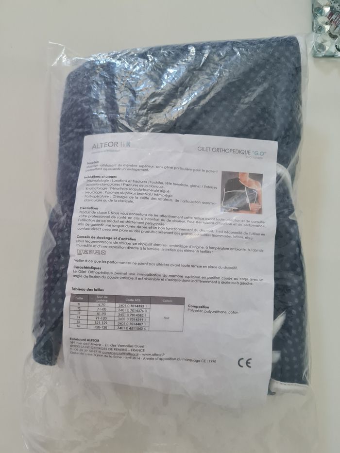 Gilet orthopédique alteor