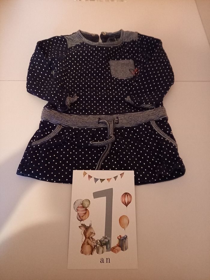 3 robes fille 12mois - photo numéro 2