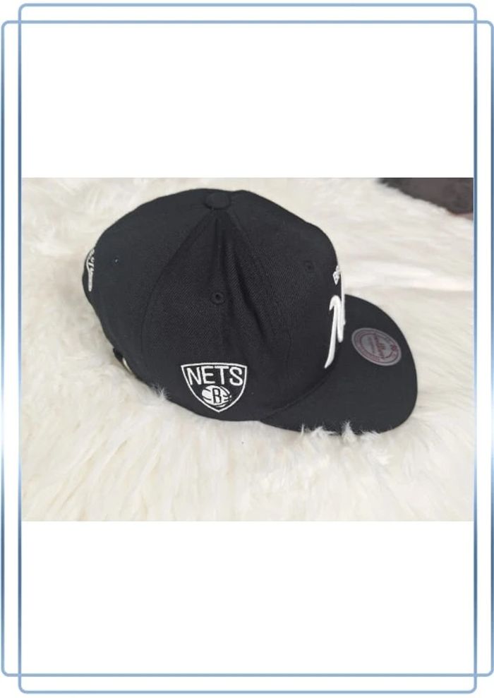 Casquette mitchell and ness NBA brooklyn nets / ajustable - brodé (529) - photo numéro 5