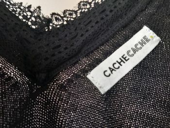 Pull en v avec dentelle