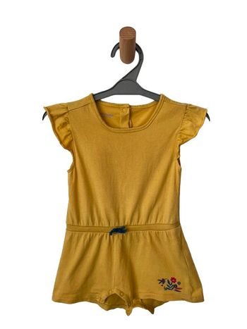 Combishort jaune moutarde - Vertbaudet 12 mois (74cm)
