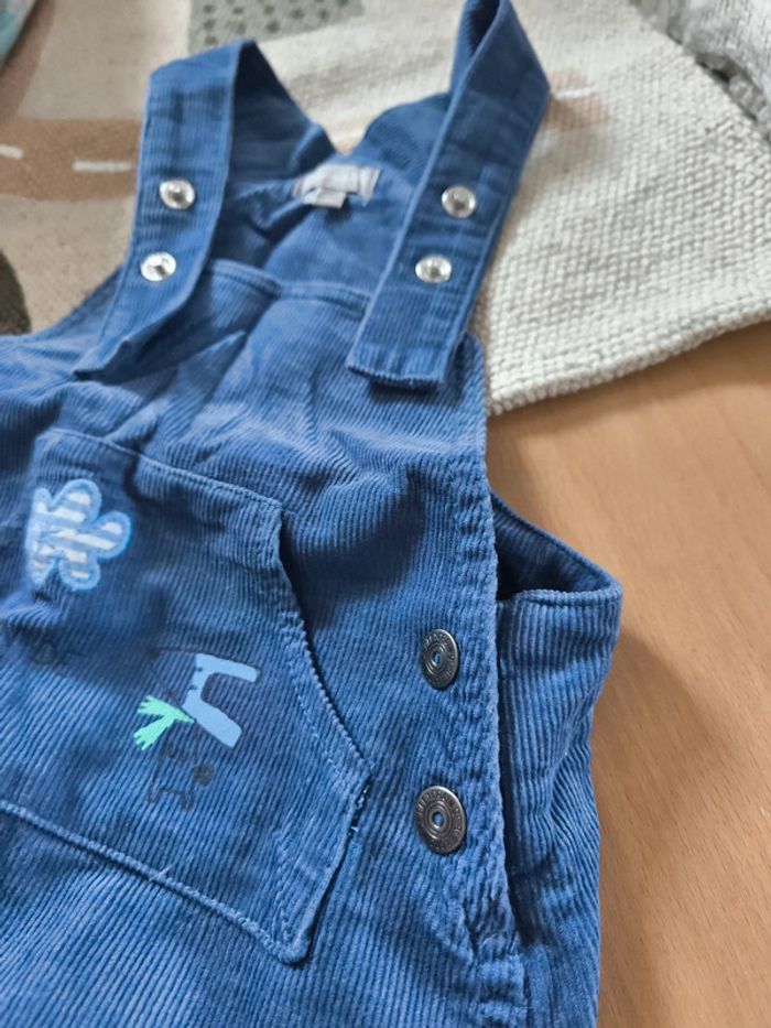 Salopette bleu - photo numéro 3