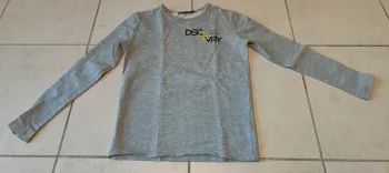 Tee-shirt manches longues épais gris Pepperts taille 10/12 ans