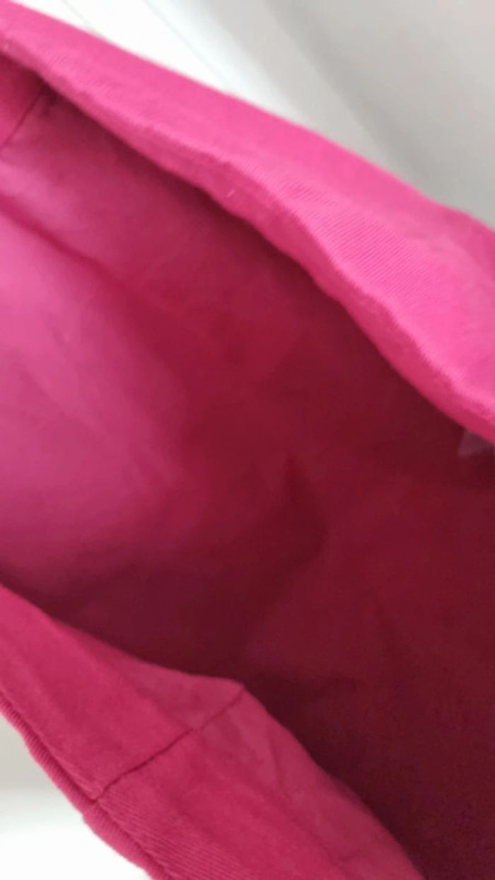 Sac tote bag fuchsia naf naf neuf édition limitée - photo numéro 8