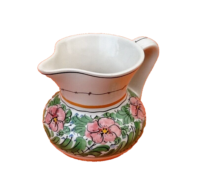 Pichet Année 1950 Céramique polychrome Ghirla (Italie) l - photo numéro 9