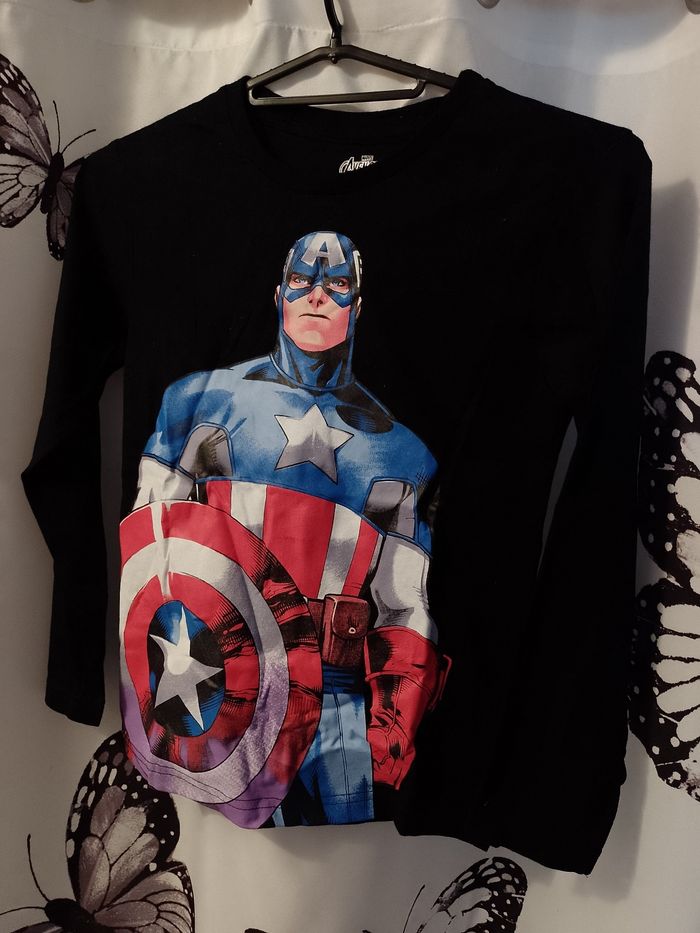 T shirt  Captain America 7/8ans