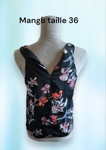 Magnifique blouse cache coeur 36  Marque Mango État impeccable 🥰  #dilo2103femme36