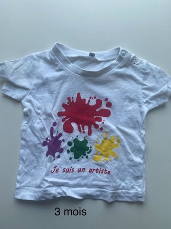 Tee shirt 3 mois
