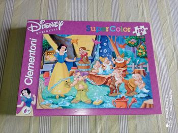Puzzle super color Blanche Neige et les 7 nains, Clementoni