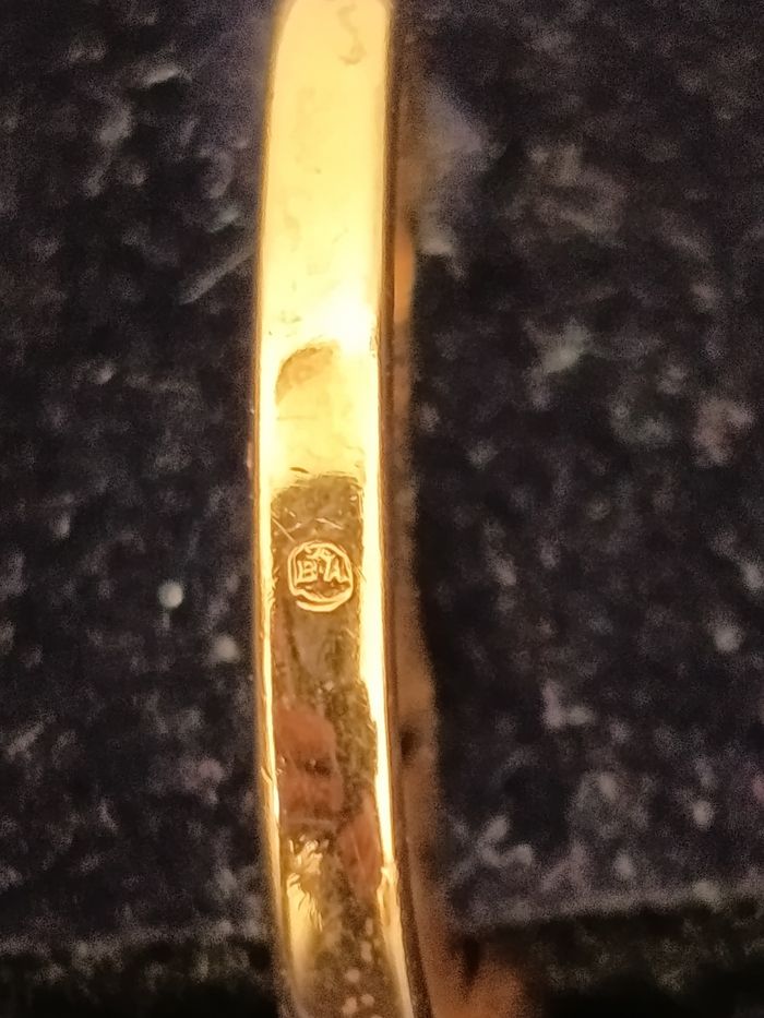 Bague plaqué or. - photo numéro 8
