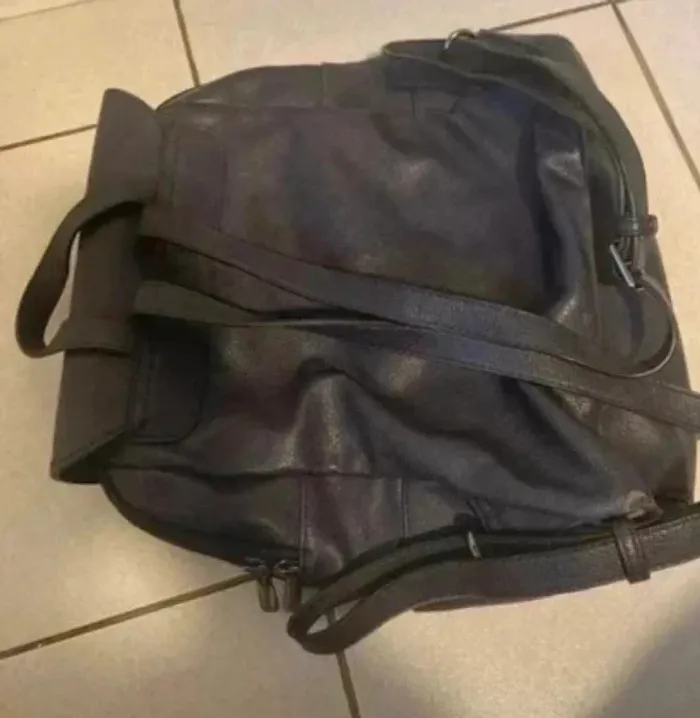 Sac à dos sac à main Marine femme hexagona Haut 37 Larg 33 - photo numéro 3