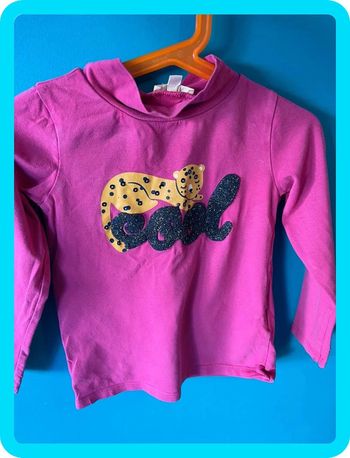 Joli t-shirt manches longues 5 ans DPAM