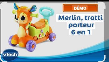 Vtech Merlin, Trotti Porteur 6 en 1