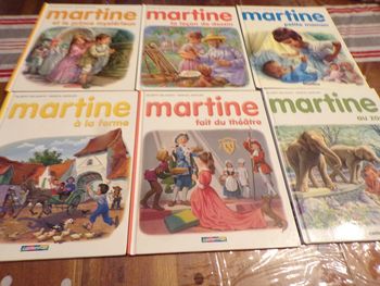 Lot de 6 livres de Martine