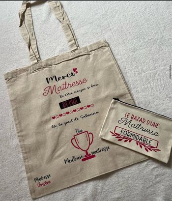 Cadeau maîtresse/atsem/nounou