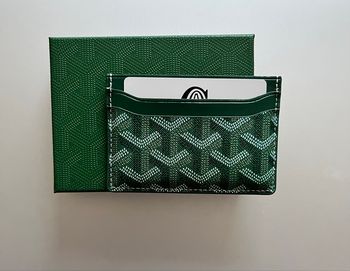 Porte-cartes Goyard vert