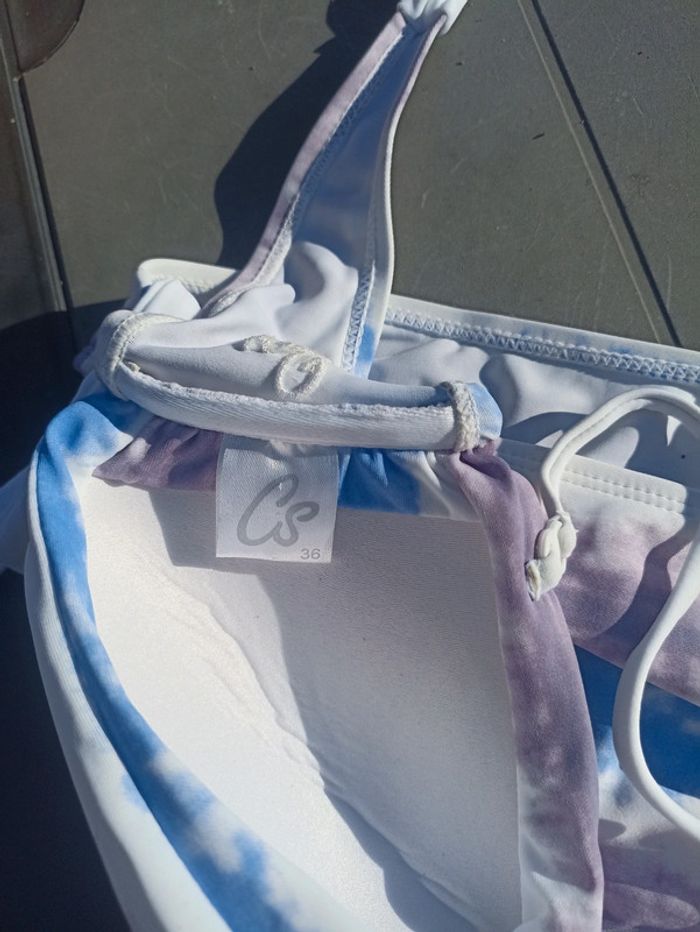 Maillot de bain mauve et bleu - photo numéro 4