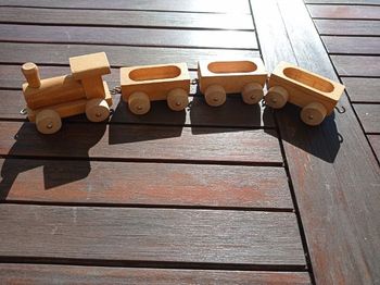 Petit train en bois - Vintage