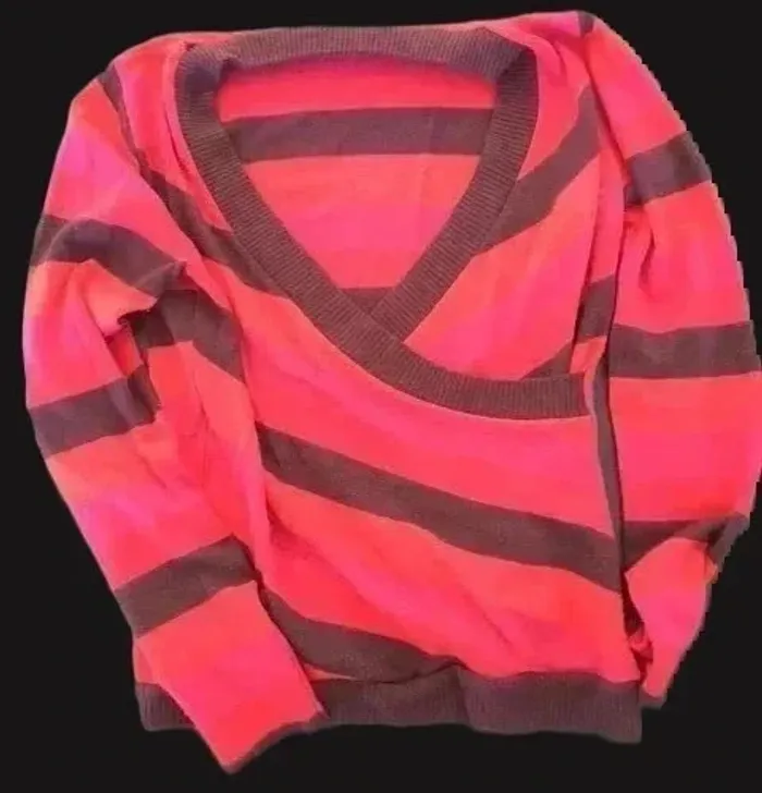 Pull femme Cache Cache rayé Taille S (36) Bon état - photo numéro 2