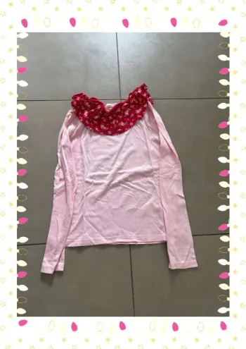 T-shirt taille 10 ans rose enfant fille kiabi