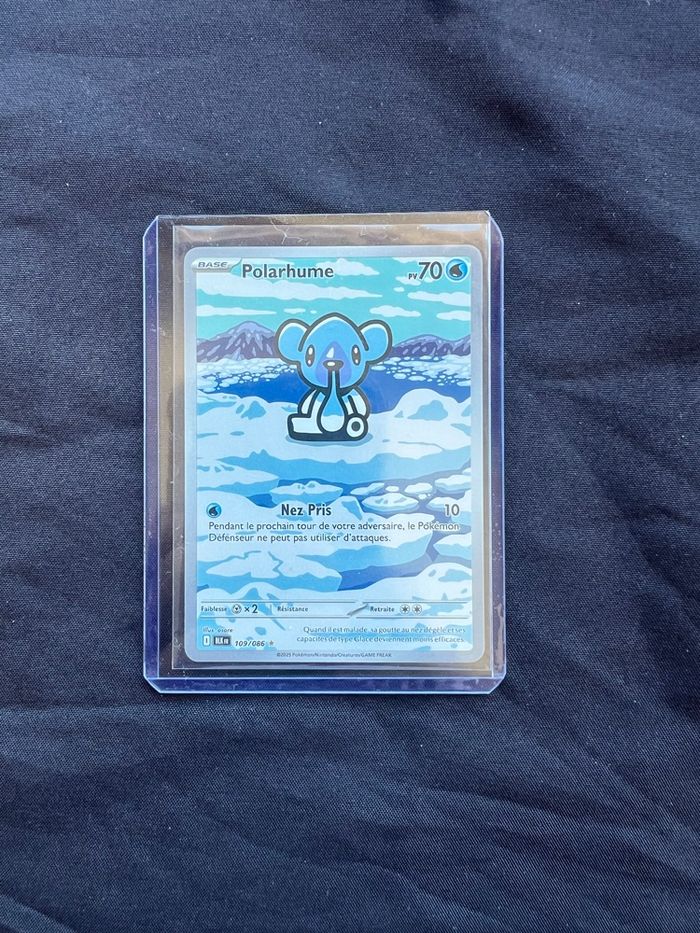 Carte Pokemon POLARHUME 109/086 HOLO AR EV10.5 Foudre Noire BLK FR NEUF