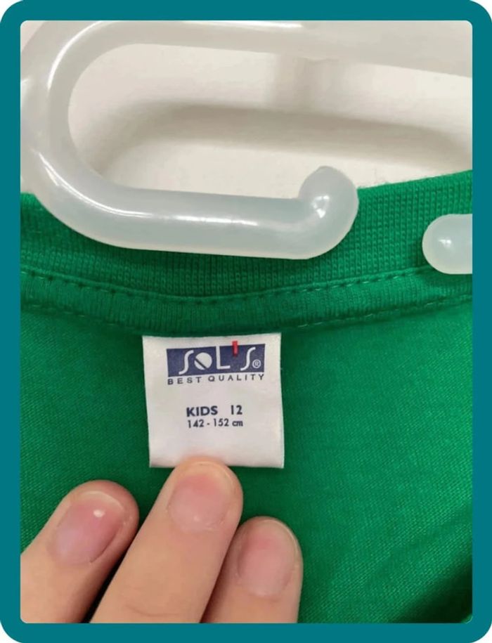 T-shirt vert la haut - photo numéro 2