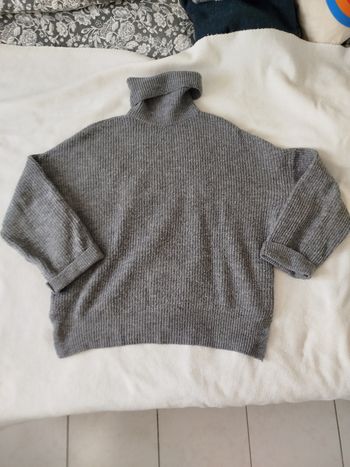 Pull col roulé 