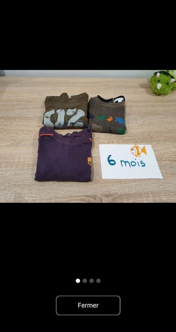 T-shirts garçon 6mois
