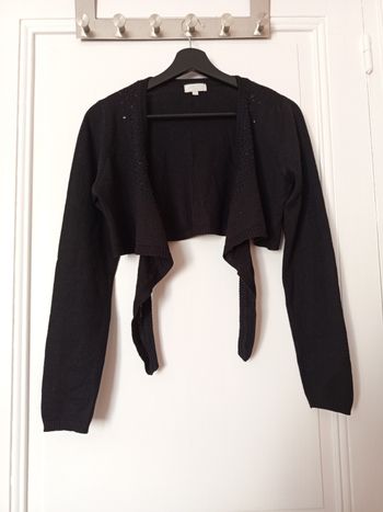 Cardigan noir femme
