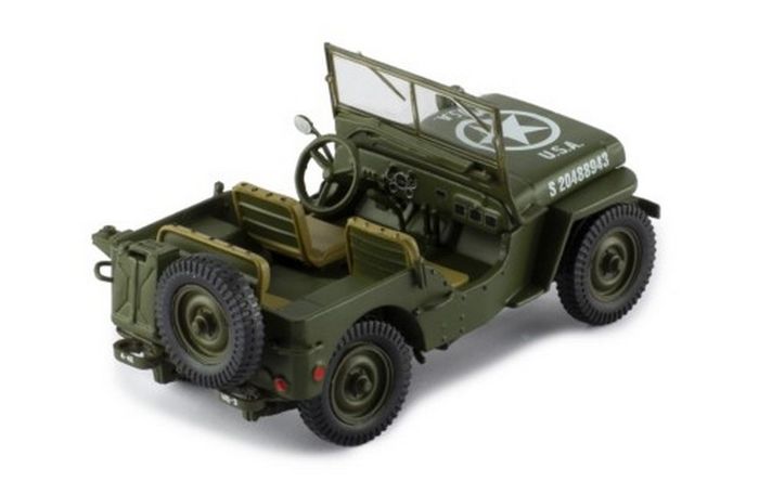 Jeep Willys MB 1943 Olive Ixo Model 1/43 clc567N.22 - photo numéro 4