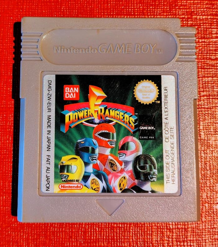 Jeu game boy power rangers