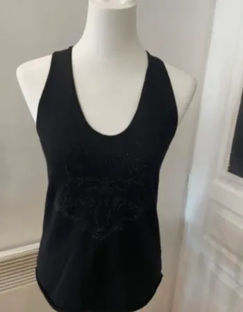 Zadig et Voltaire, pull, sans manches en laine, mérinos femme, taille S