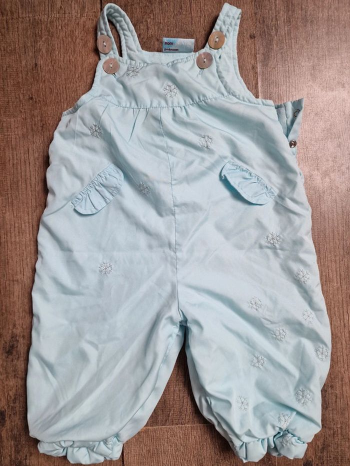 Salopette hiver 12 mois