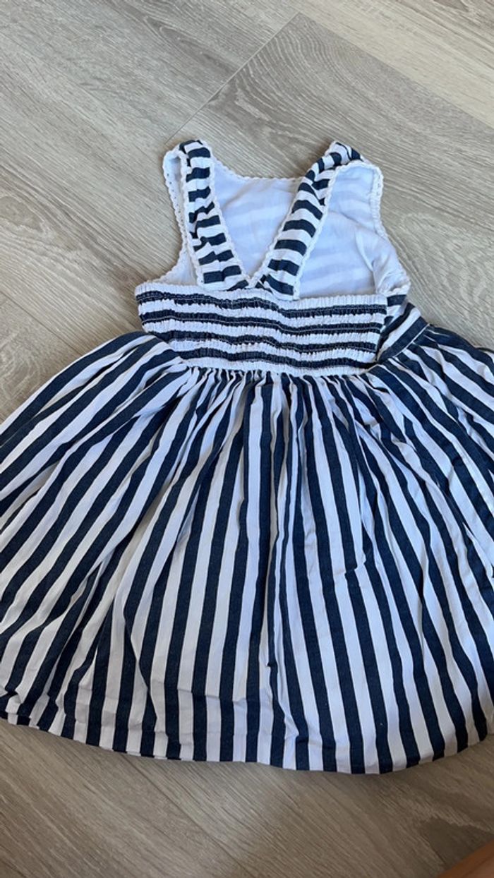 Robe été rayure marine 3 ans - photo numéro 4