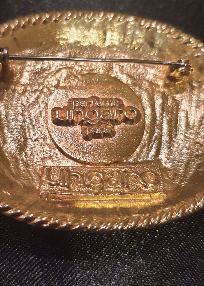 Broche vintage ~1980 "Ungaro" - photo numéro 4